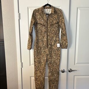 NEW LISTING!! NWT FREE PEOPLE FLORAL BROWN JUMPSUIT